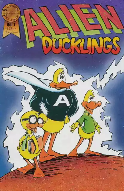 Alien Ducklings #1 Blackthorne Publishing Comics October Oct 1986 (FNVF)