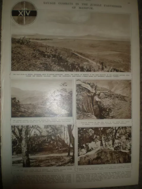 Photo article WWII India jungle combat in Manipur 1944 ref Ao