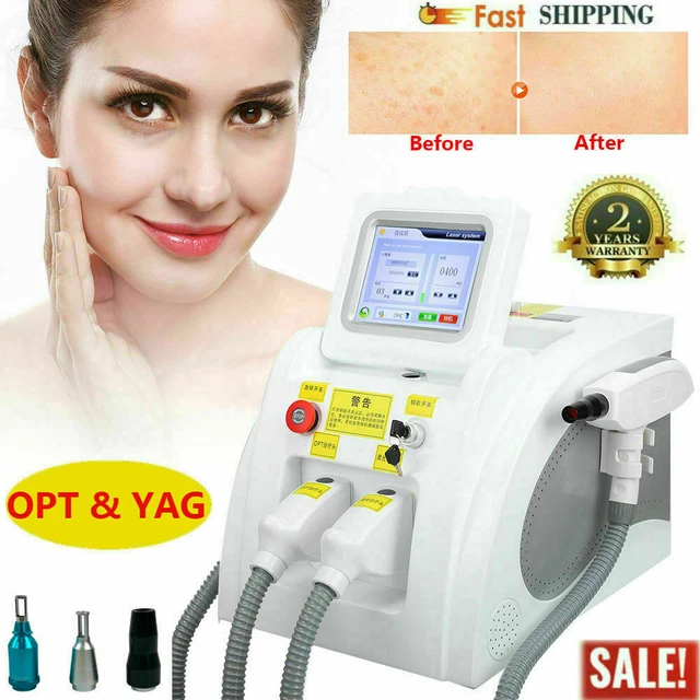 SHR OPT E-Light IPL macchina rimozione tatuaggi laser permanente YAG
