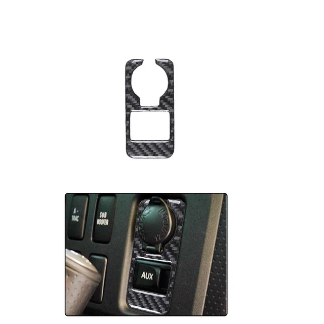 VEHICLE CARBON FIBER Power Socket panel Sticker Trim For Toyota FJ Cruiser EUR 12,90 PicClick FR
