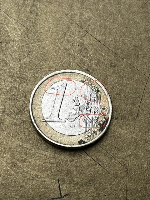 1 Euro Münze Eule Mit S Im Stern 1 EURO MÜNZE Eule Griechenland Fehlprägung S im Stern - 2002 EUR 4.444