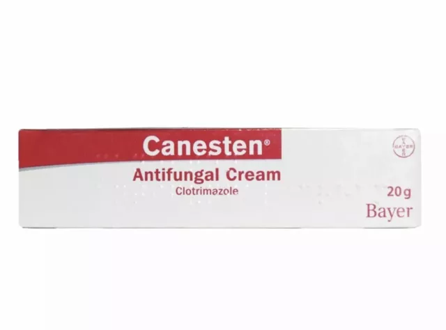 Canesten Antifungal 1% Ringworm Athletes Foot Nappy Rash Cream - 20g