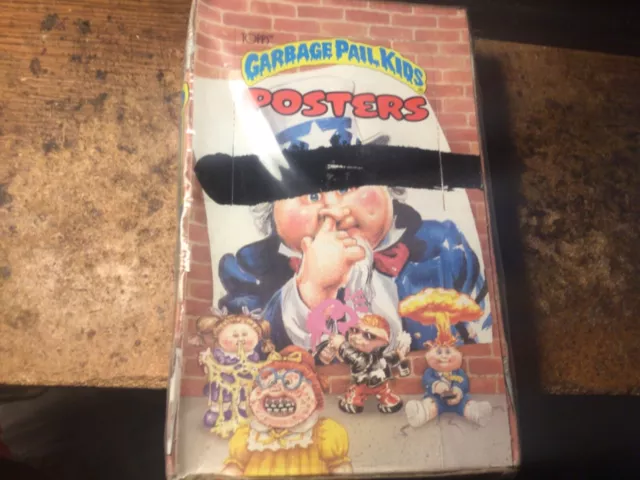 GPK garbage pail kids 1986 box TOPPS POSTERS x 36 sealed packs pack