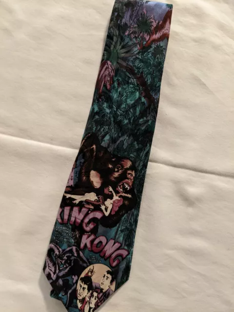 King Kong Men's Necktie American Film Classics RKO Pictures Silk Neck Tie