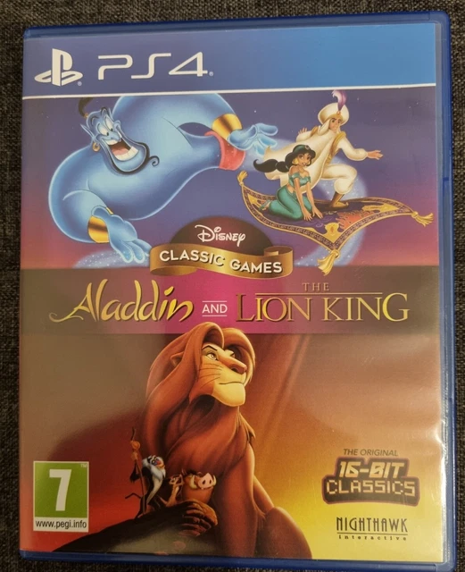 DISNEY CLASSIC GAMES: Aladdin and The Lion King PlayStation 4 PS4 £7.00 ...