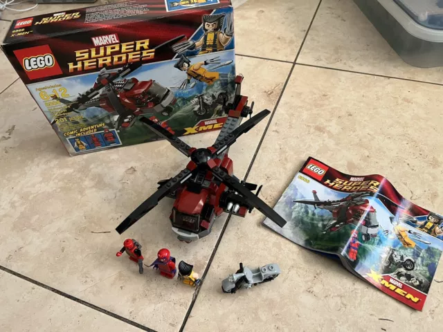 LEGO Marvel Super Heroes Wolverine's Chopper Showdown 6866 Complete NO COMIC