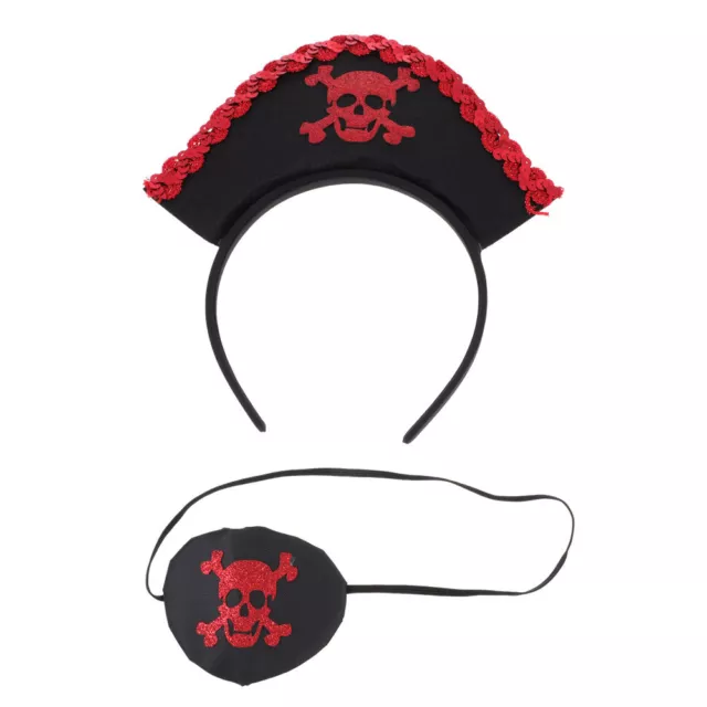 Schickes Kleinkinderkleid Piraten-Stirnband Schädel-Kopfbedeckung Requisiten