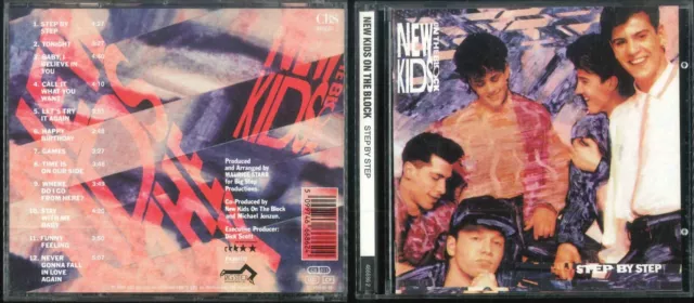 New Kids On The Block Step By Step 466686-2 1990 Cd Ottimo Usato