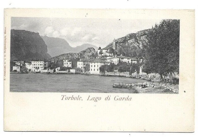 CARTOLINA LAGO DI GARDA ,TORBOLE non viaggiata PRIMI '900