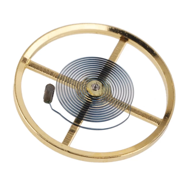 BLUE WATCH BALANCE Wheel With Hairspring Replacement Metal Material ...