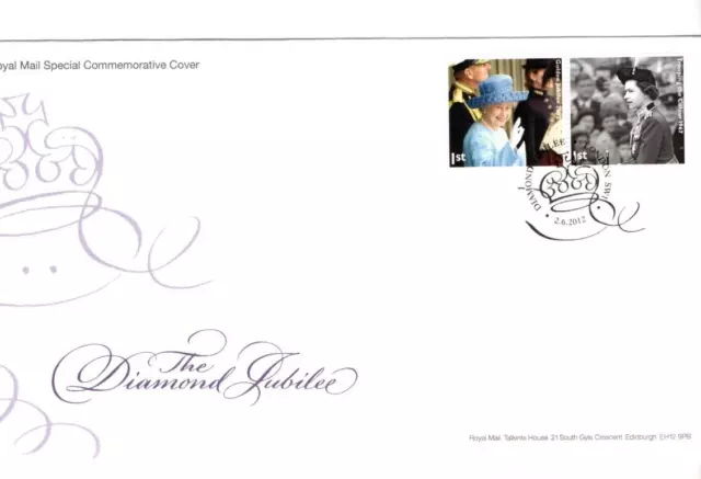 2012 The Diamond Jubilee - London H/S Fdc From Collection C4