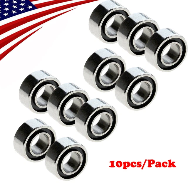 10Pcs Denshine Dental Ceramic Ball Cartridge/Bearing Fit High Speed Handpiece CE