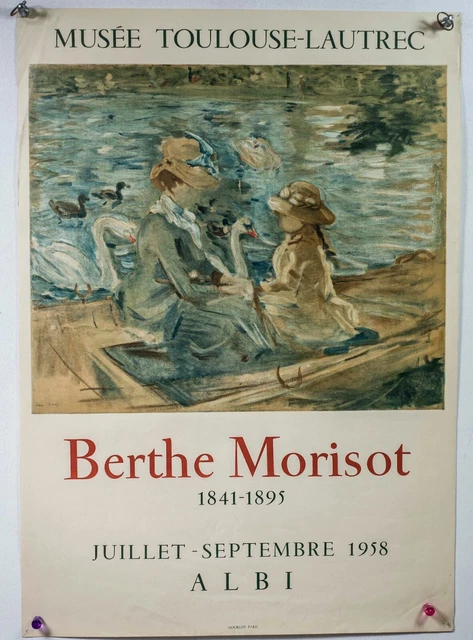 Affiche Grand Format 1984 - Exposition Revue Blanche, Musée Seita, Toulouse-Lautrec - Très Bon état