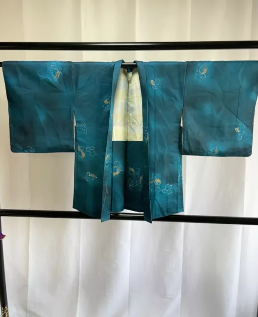 Vintage Japanese Silk Haori Jacket - Antique Haori Kimono Jacket