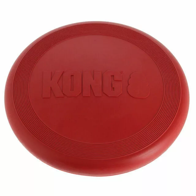 KONG Flexible Flyer LARGE 9" Durable Rubber Frisbee Dog Fetch Toy FREE SHIPPING