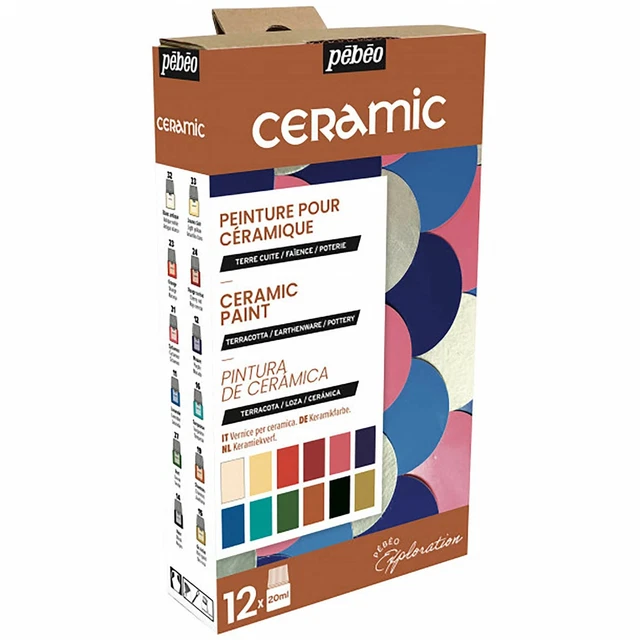 Pebeo Ceramic Farbe Exploration Set 12 X 20ml