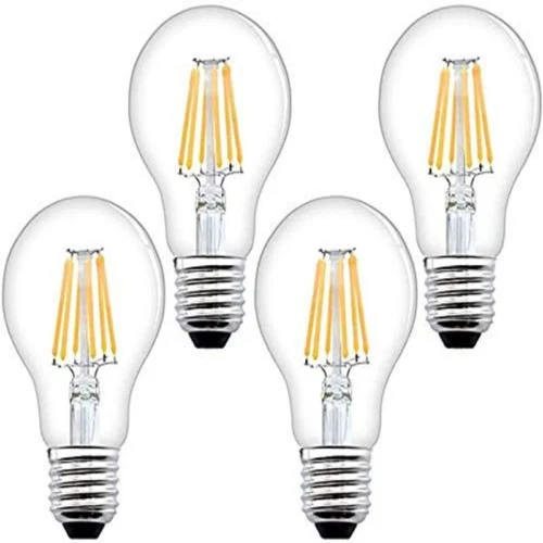 Bonlux 8W E27 Screw Antique Dimmable LED Filament Bulb Warm White 2700K ES...