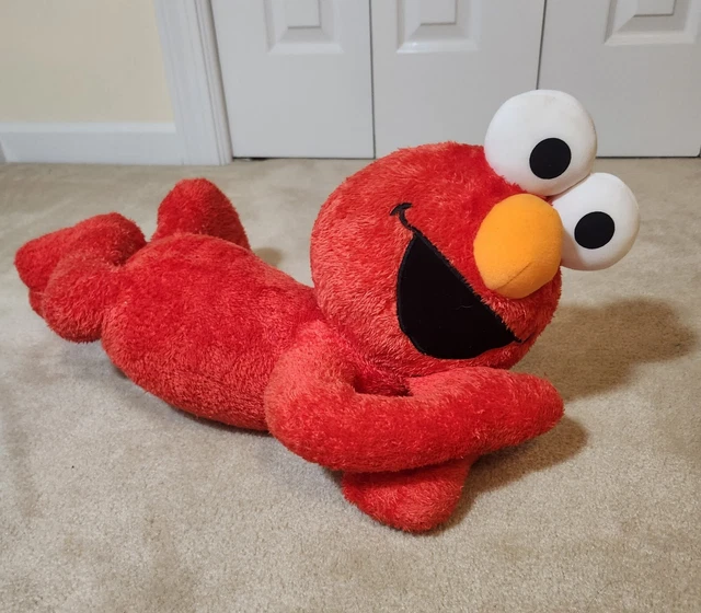 24" Elmo Fisher Price Sesame Street Laying Down Plush Pillow Doll