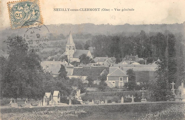 Cpa 60 Neuilly Sous Clermont / Vue Generale
