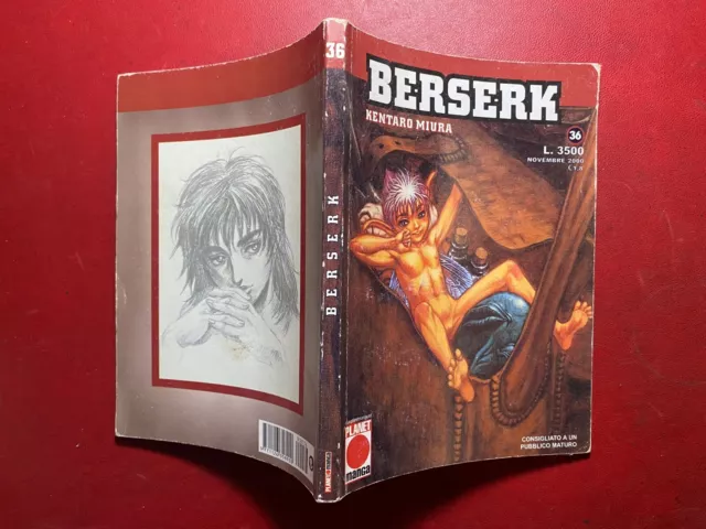 BERSERK N.36 PLANET Manga (1° Ed 2000) Fumetto Kentaro Miura EUR 8