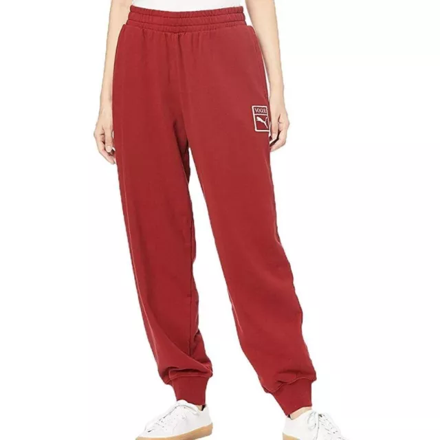 Puma x Vogue Fashion Red Sweatpants Relaxed Womens Size XL 536693-22 NEW