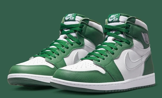 NIKE AIR JORDAN 1 Retro High OG Gorge Vert Blanc DZ5485-303 Homme ...