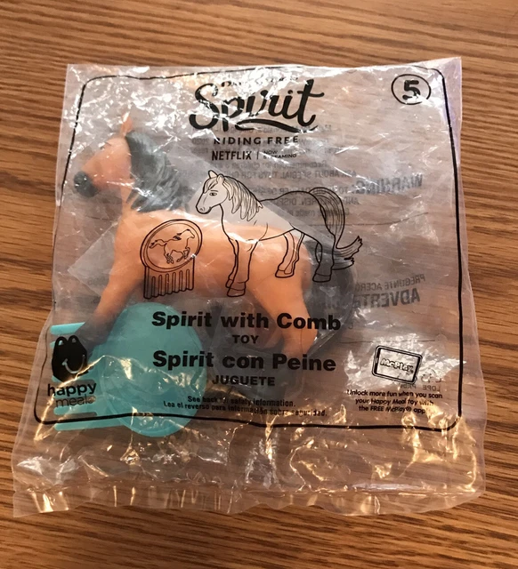 McDonalds 2020 Happy Meal Toy DreamWorks Spirit Riding Free #5 Spirit W/Comb