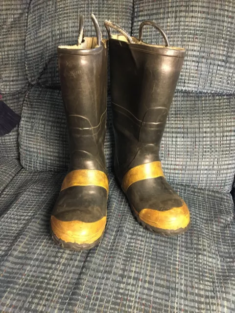 Vintage Servus Firefighter Firebreaker Boots Size 8 Men’s 9women  Steel Toe