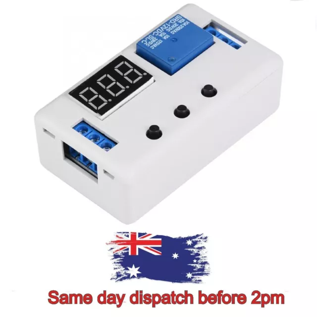 DC 12V LED Automation Delay Timer Control Switch Relay Module with Case YYC-2 AU