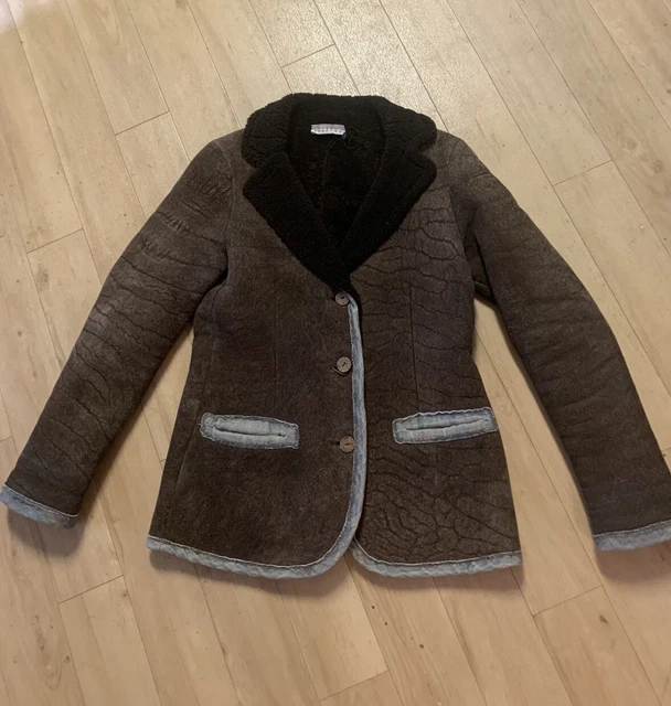 Funky Nigel Preston Lamb Shearling Double Face Jacket Sz. M Italy Funky Nigel Preston Lamb Shearling Double Face Jacket Sz. M Italy