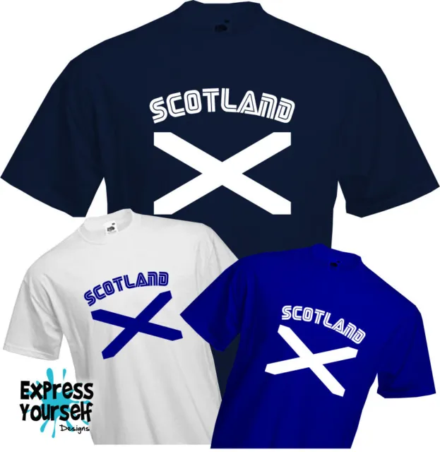 SCOTLAND T Shirt - Scottish, Flag, St Andrew, Patriotic, Independance, Quality