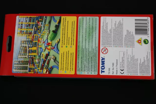 ZB290/291 TOMY Tomica World  Road & Rail system 7483 paire aiguillage G/D 3