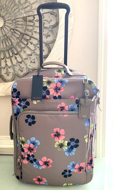 Tumi Voyageur Super Leger 21" International Carry-On Luggage Bag Floral Rare Nwt