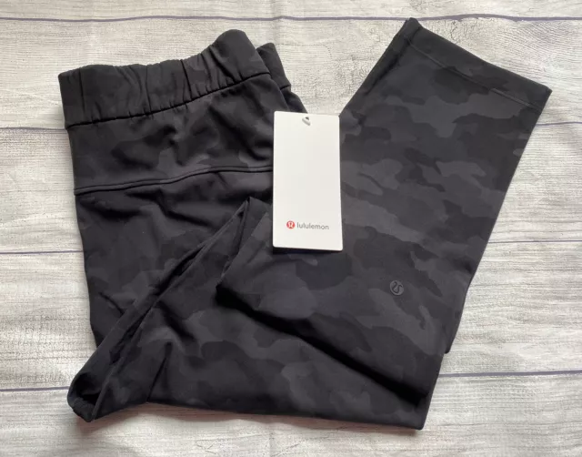 LULULEMON ON THE Fly 7/8 Pant Formation Camo Deep Coal Multi Womens Size 6  RARE $86.90 - PicClick