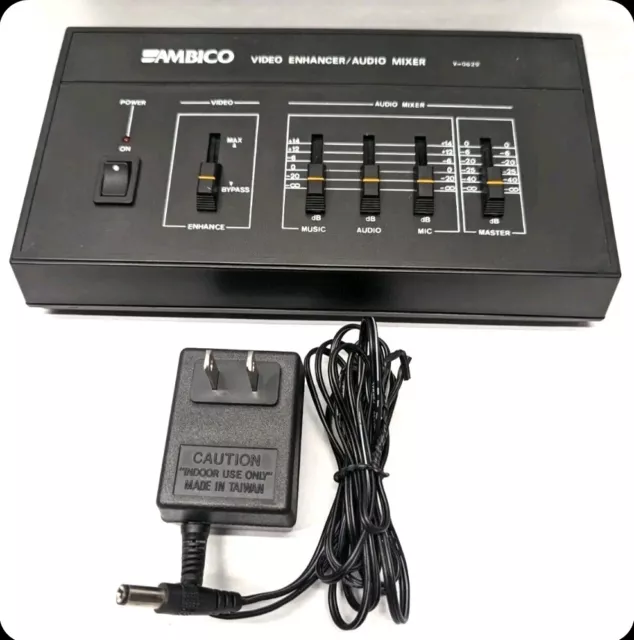 Ambico Model V-0629 Video Enhancer Stereo Audio Mixer (no microphone)