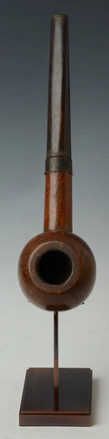 20th Century, Rare and Large Antique Burmese Wooden Pipe 2