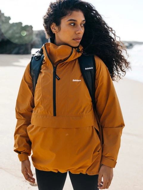 FINISTERRE THE RAINBIRD Waterproof Smock Jacket Orange Size 10