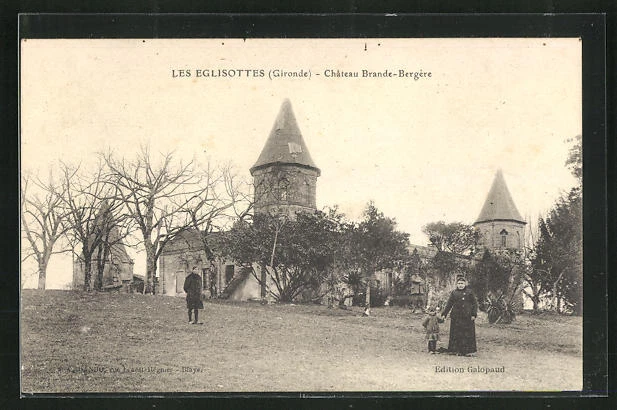 CPA Les-Eglisottes, Château Brande-Bergère