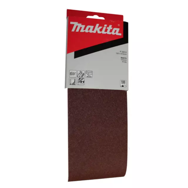 Makita P-36918 Schleifband 610 x 100 mm K100 Inhalt 5Stk