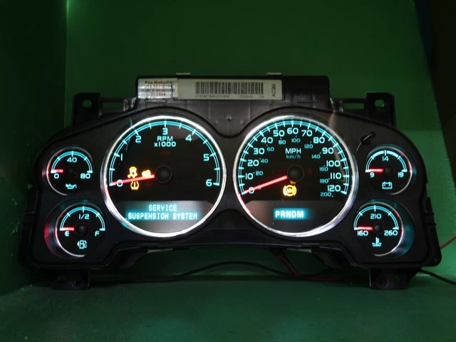 Rebuilt Instrument Cluster For 00-02 GMC Sierra/Yukon/Chevy – Speedometer 15055362, Choose Your Mileage