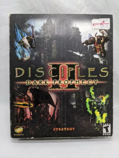 Disciples II Dark Prophecy Strategy PC Video Game With Box And Manual
