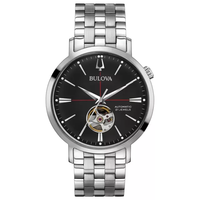 Bulova Mens Automatic Watch RRP £349. New and Boxed. 2 Year Warranty.