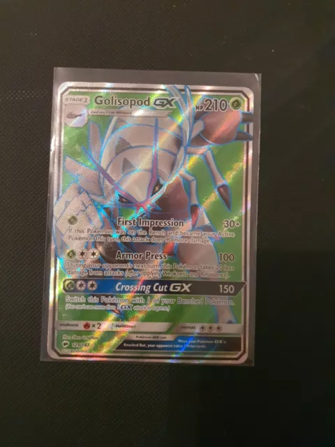 Pokemon Golisopod GX Full Art - brennende Schatten - 129/147