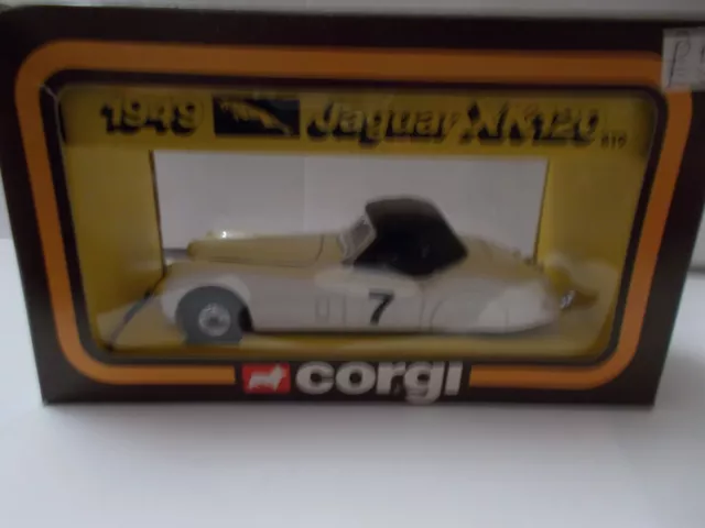 corgi 819 jaguar xk 120 1949 boxed 1984