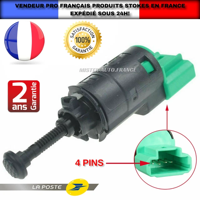Contacteur De Feu Stop Neuf Pour Peugeot (1007, 207, 3008, 307, 308, 5008, 607, Expert, Partner, RCZ)