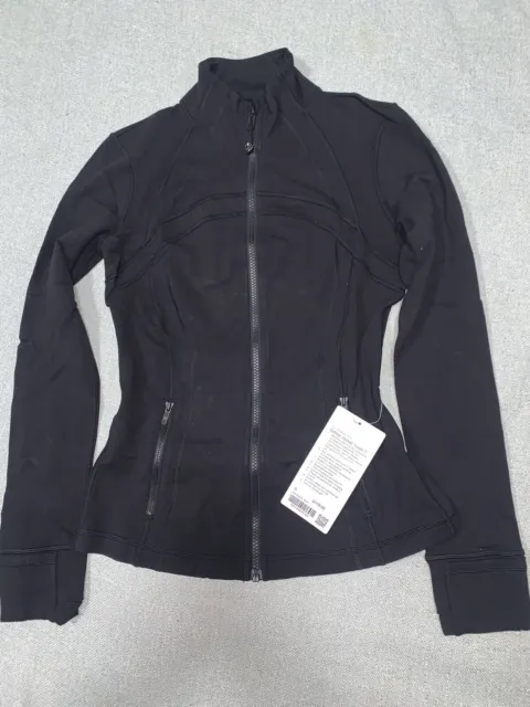 Lululemon Define Jacket Luon black, size 6 NWT