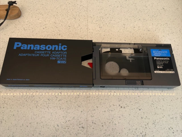 Adaptateur Panasonic VW-TCA7E – Cassette VHS-C Vers VHS, Japon