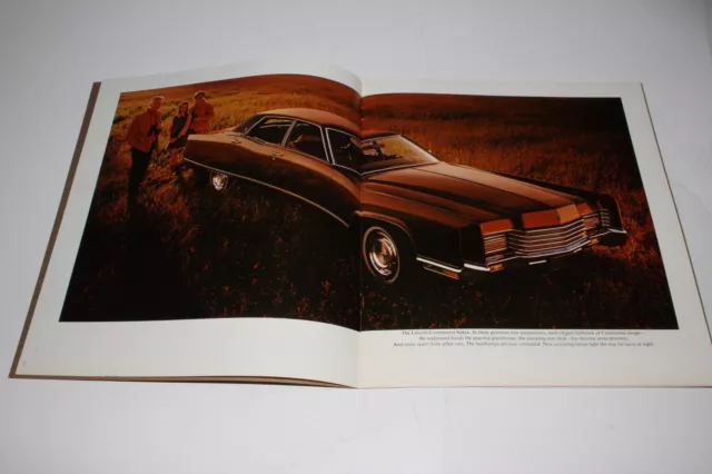 1970 Lincoln Full Line Factory Color Brochure, Original 3