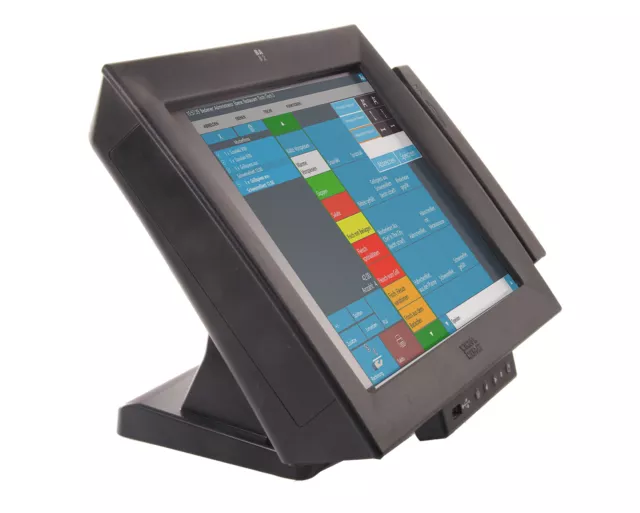 12" USB TOUCH POS MONITOR WINCOR NIXDORF BA-82 KASSEN-DISPLAY -  Win 10 / 7