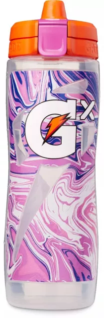 Gatorade Gx Hydration System, Non-Slip 30oz Squeeze Bottle - Pink 
